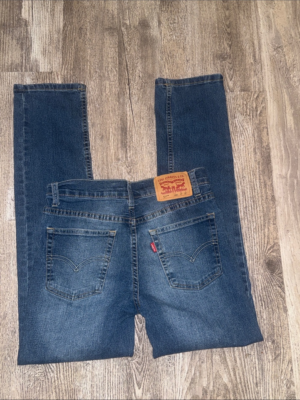 Levi's Dark Blue Straight-Leg Men's Jeans